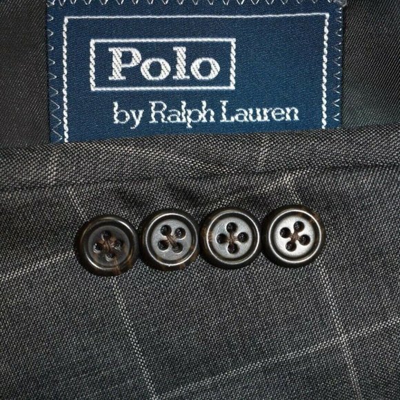 42L Polo by Ralph Lauren Corneliani Gray SUIT